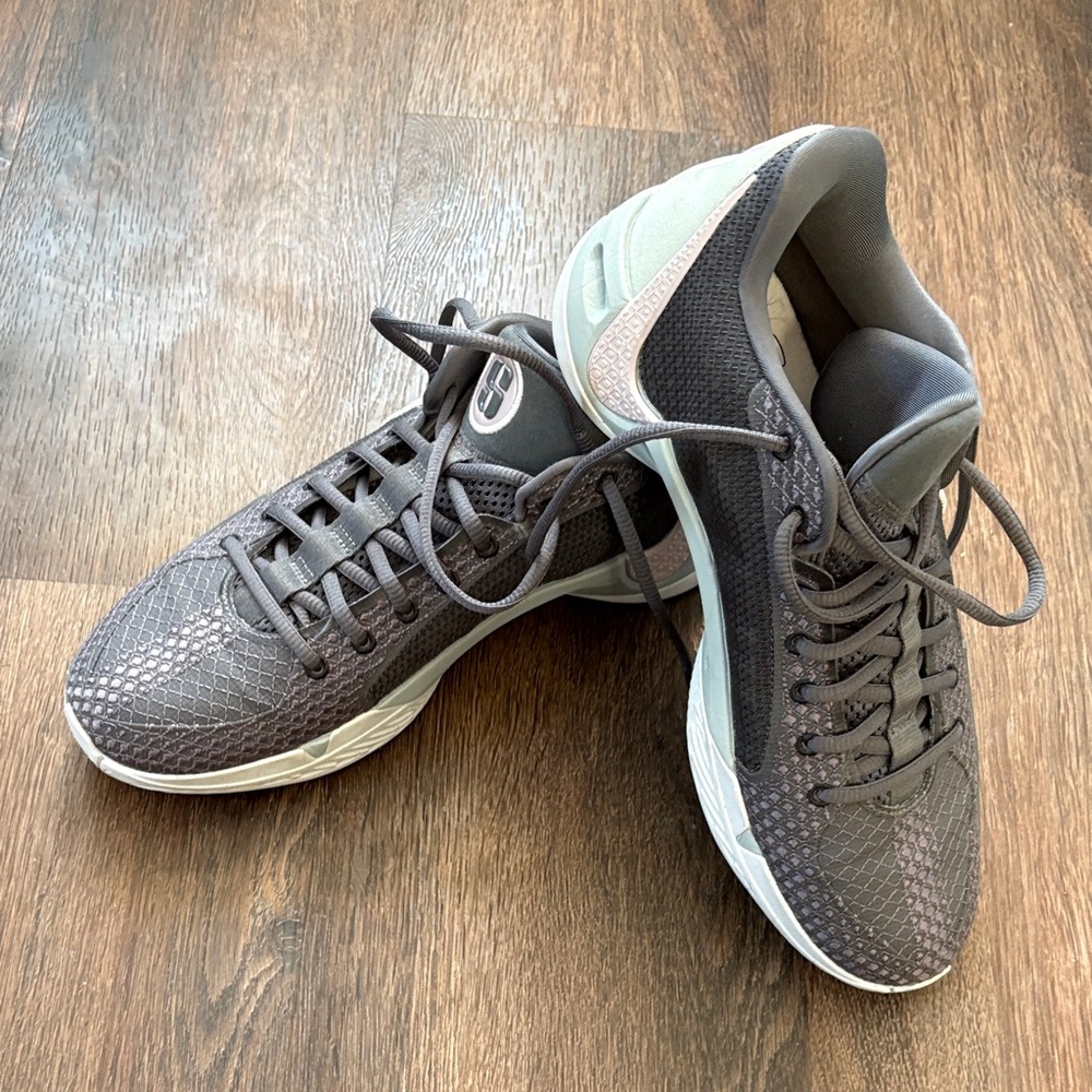 Nike Gray and White Women's Sneakers